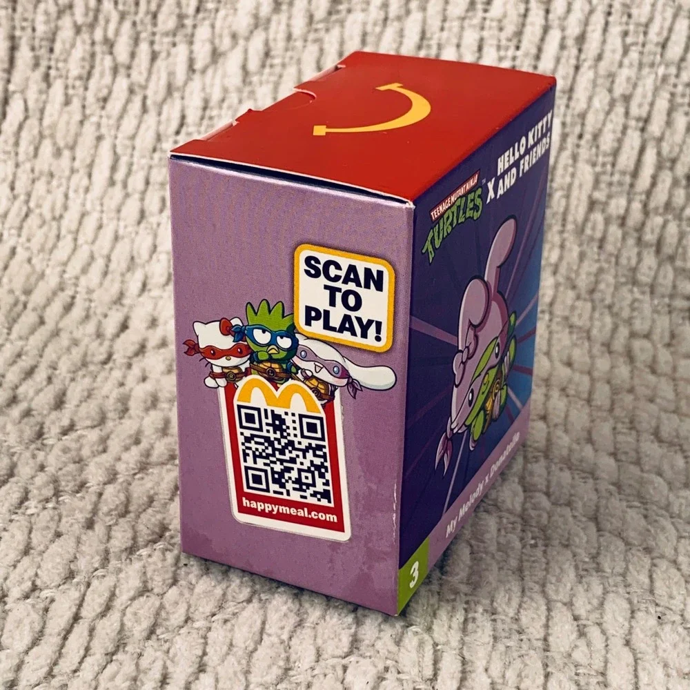 McDonalds Toy Unisex OS Purple My Melody x Donatello TMNT Hello Kitty 2025 #3‎